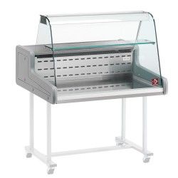 Comptoirs vitrine réfrigérés - vitre bombée