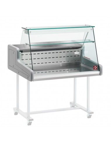 Comptoir-vitrine réfrigéré - vitre droite