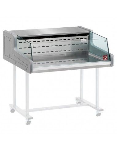 Comptoir vitrine réfrigérée - vitre self-service