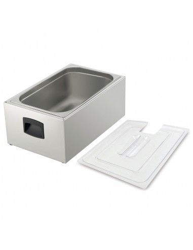 Cuve GN 1/1 pour cuiseur sous-vide, avec couvercle