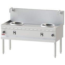 Fourneau wok induction 2 zones - Ø300 MM
