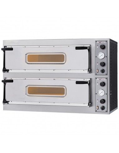 Four électrique 2x 2 pizzas diam. 350mm, 2 chambres