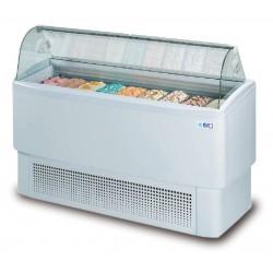 Vitrine à glace avec refrigeration , -14 / -16ºC, capacité 4+4x 5 litres