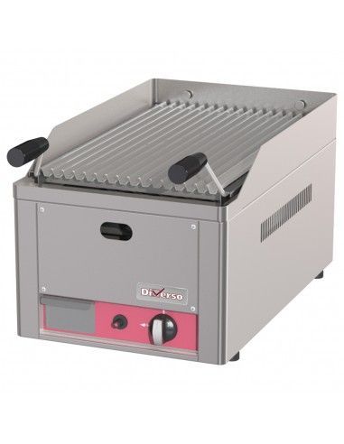Grill pierre de lave 1/2 module 4kw