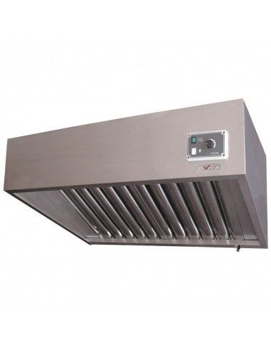 Hotte complète (7/7-1500 M3/h) 120 Pa, variateur, 3 filtres
