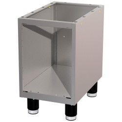 Meuble support inox 330 mm (sans portes)