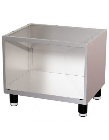 Meuble support inox 660 mm (sans portes)