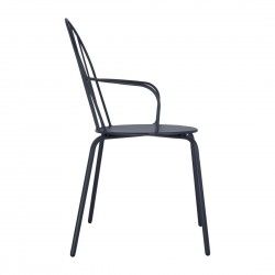 Fauteuils Bolero Adeline bleu ardoise (lot de 4) 2