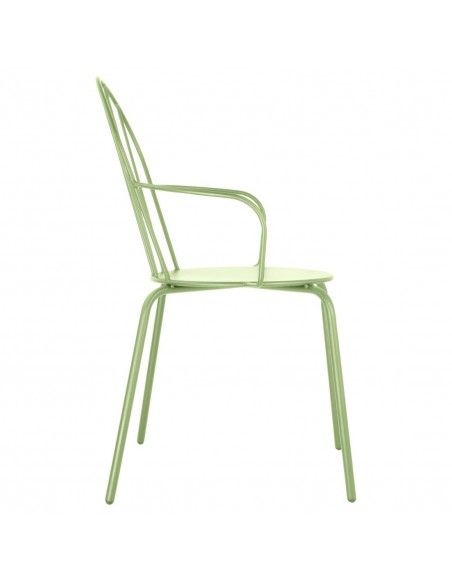 Fauteuils Bolero Adeline vert clair (lot de 4)