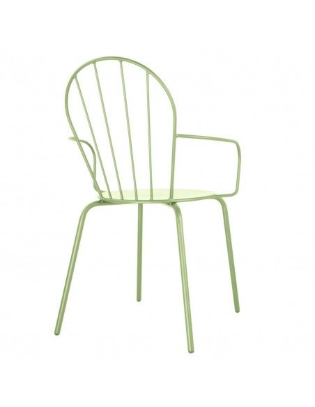 Fauteuils Bolero Adeline vert clair (lot de 4)