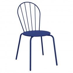Chaises Bolero Adeline bleu marine (lot de 4)