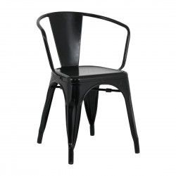 Fauteuils Bolero Bistro Curve noirs (lot de 4)