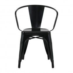Fauteuils Bolero Bistro Curve noirs (lot de 4) 2