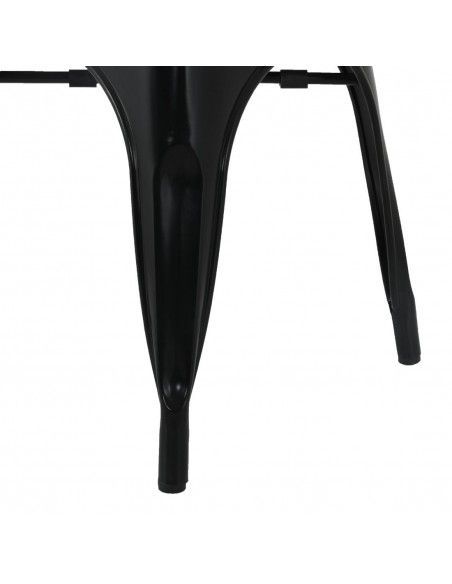 Fauteuils Bolero Bistro Curve noirs (lot de 4)