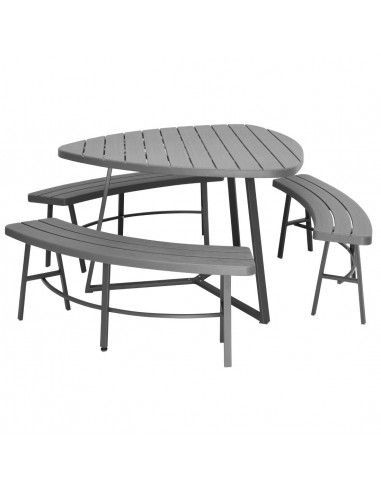 Table de pique-nique avec bancs Bolero Valletta