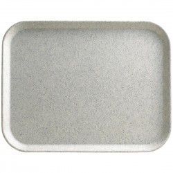Plateau en polyester Versalite Cambro gris moucheté 430mm