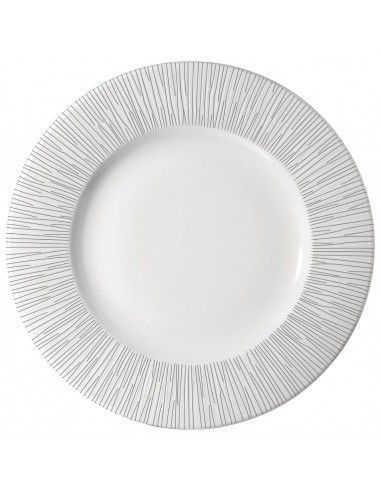 Assiettes à bord large Churchill Bambou 301mm (Lot de 12)