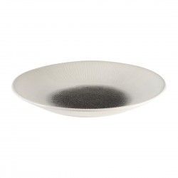 Assiettes creuses Churchill Bamboo centre imprimé quartz noir 281mm (lot de 12) 2