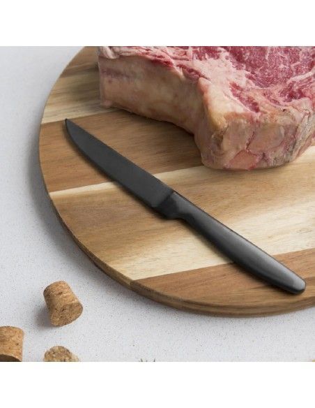 Couteaux à steak Comas Boj gris acier satiné (Boîte de 6)