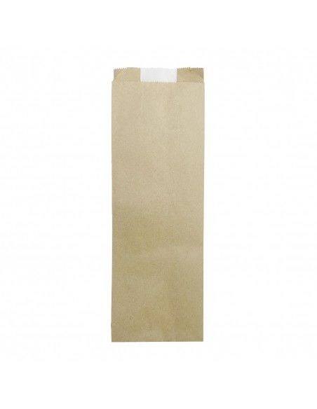 Sachets baguette avec fenêtre en papier cristal Fiesta Compostable 300x100x60mm (lot de 1000)