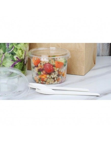 Pots Deli en rPET Fiesta Recyclable 455ml (lot de 300)
