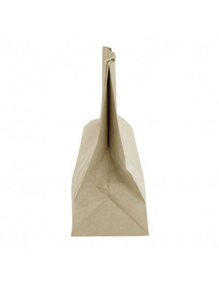 Sacs moyens en papier avec poignée découpée en D Fiesta Recyclable marron (lot de 250)