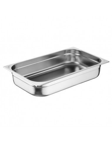 Bacs GN 1/1 en inox Nisbets Essentials 100& 8239 mm (lot de 3)