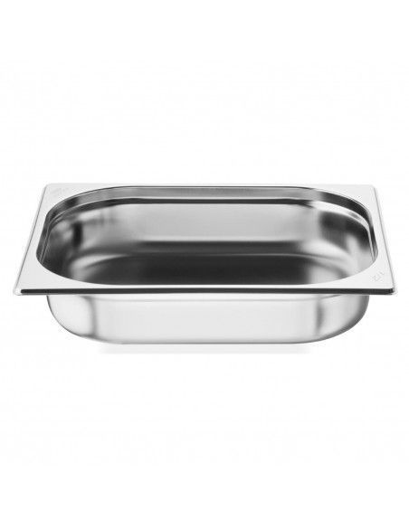Bacs GN 1/2 en inox Nisbets Essentials 65& 8239 mm (lot de 3)