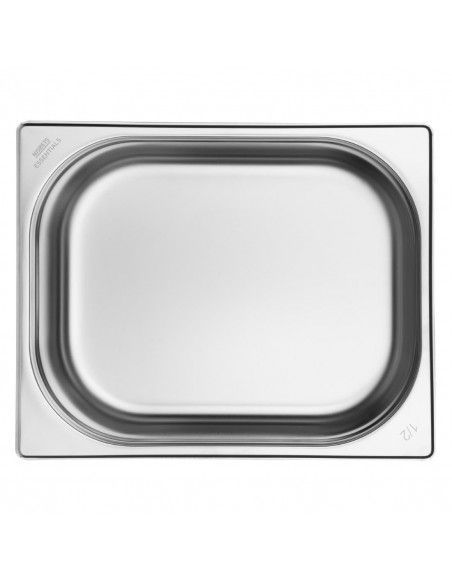 Bacs GN 1/2 en inox Nisbets Essentials 65& 8239 mm (lot de 3)