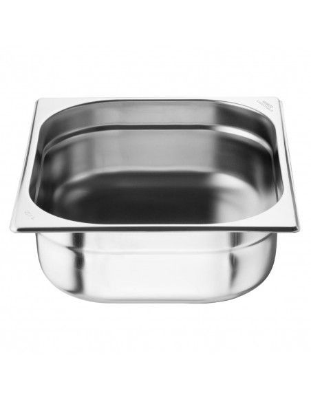 Bacs GN 1/2 en inox Nisbets Essentials 100 mm (lot de 3)