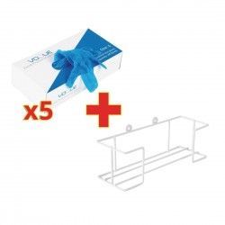 Gants bleus en vinyle, taille L (Lot de 500 gants)