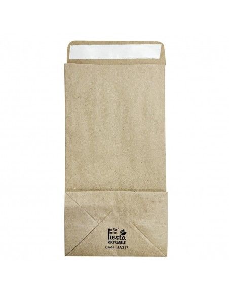 Petits sacs à soufflet avec bande adhésive Fiesta Recyclable (lot de 250)