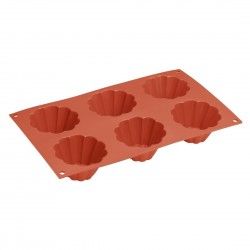 Plaque de 6 moules à brioche en silicone Vogue 2