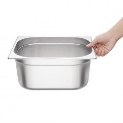 Ensemble de bacs GN 2 x 1/2 en inox avec couvercles Vogue 2