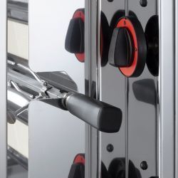 Rôtissoire à poulets électrique,brûleurs vitrocéramiques(400 V), 8 broches pour 40-48 poulets 2