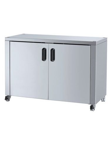 Meuble support inox surroues pour rôtissoiremodèle EKO