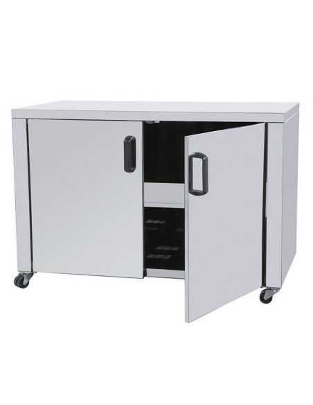 Meuble support inox surroues pour rôtissoiremodèle EKO