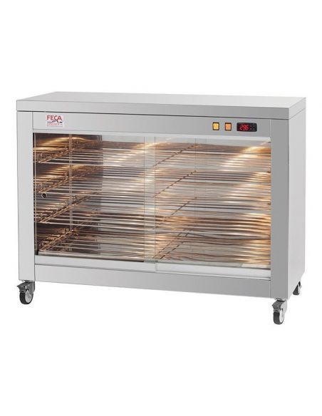 Meuble chaud inox surroues pour rôtissoiremodèle EKO