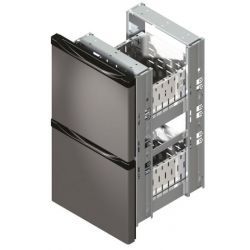 Kit tiroirs skinplate noir - 1/2+1/2 pour FGB138SG - FGB145 - FGB199SG - FGB206 - FGB260SG - FGB267
