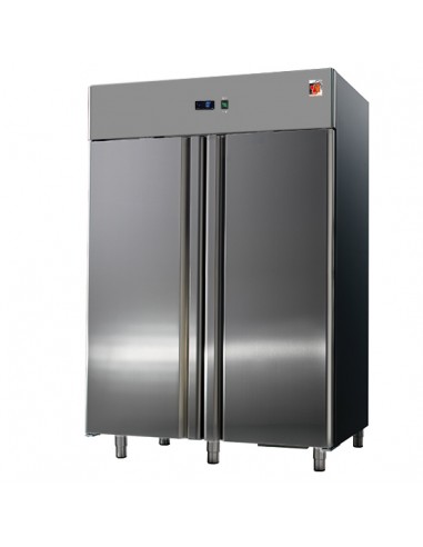 Réfrigérateur 1400 litres en inox, GN 2/1, -2°/-8°C, 85 mm isolation