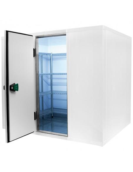 Chambre froide, épaisseur 120 mm, dimension externe (LxPxH) 2400x1800x2200 mm